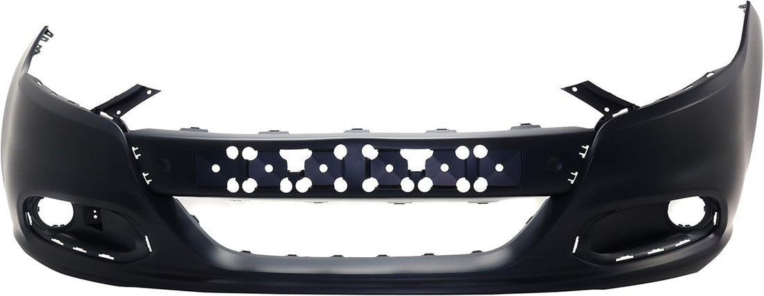 Front Bumper Cover Primed Without Tow Hook Holes Direct Replacement Compatible With 2013-2016 Dodge Dart CH1000A29 1TS71TZZAE