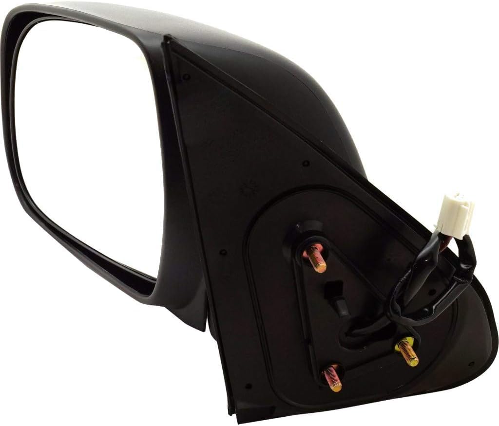 Set Of 2 Front Power Mirror Manual-Folding Non-Heated Plastic Left Driver & Right Passenger Side Direct Replacement Compatible With 2005-2011 Toyota Tacoma TO1320256 TO1321256