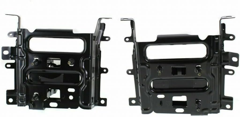 Set Of 2 Front Bumper Bracket Left Driver & Right Passenger Side Direct Replacement Compatible With 2013-2018 Ram 1500 CH1061104 68232485AA