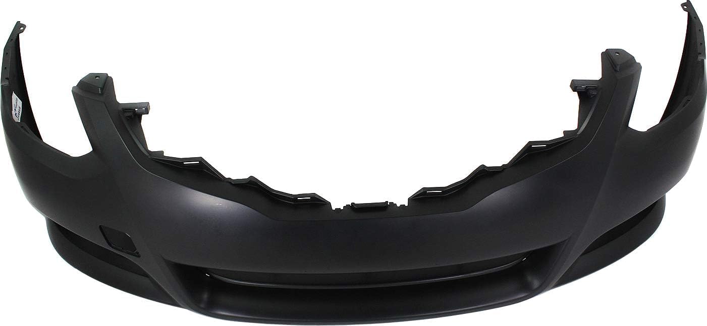 Front Bumper Cover Primed Plastic Direct Replacement Compatible With 2010-2013 Nissan Altima NI1000275 62022ZX10H