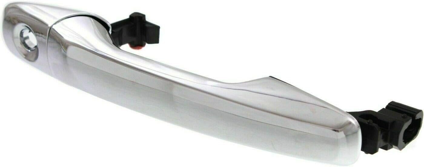 Front Exterior Door Handle Chrome Left Driver Side Direct Replacement Compatible with 2011-2014 Ford Edge / 2011-2017 Explorer BB5Z7822404BA BA1Z78218A14A