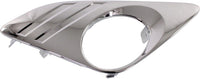Front Fog Light Trim Molding Chrome Right Passenger Side Direct Replacement Compatible With 2012-2014 Toyota Camry TO1039148 5212706310