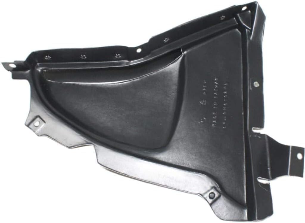 Front Lower Section Fender Liner Plastic Right Passenger Side Direct Replacement Compatible With 2010-2017 BMW 5-Series BM1251128 51757193494