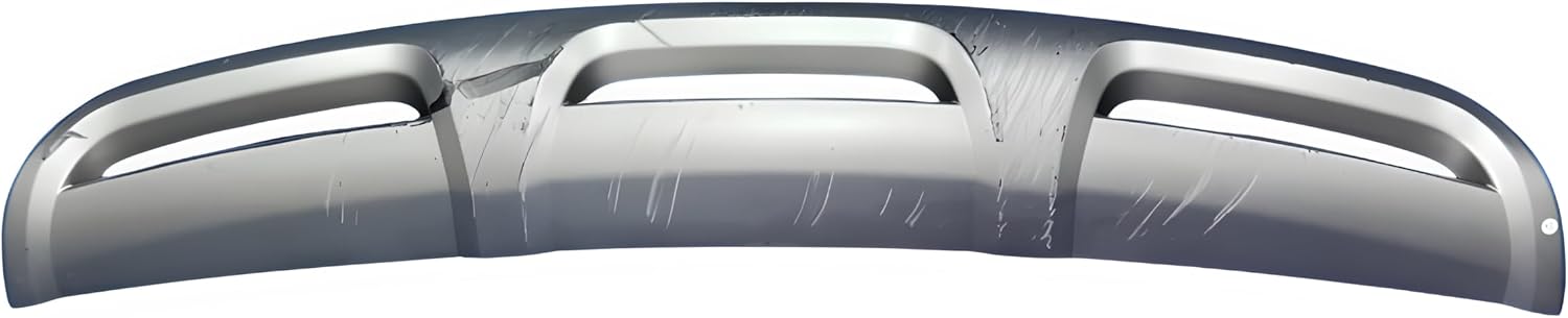 Front Bumper Cover Primed Plastic + Valance + Upper & Lower Grille + Center Molding + Skid Plate Direct Replacement Compatible With 2013-2016 Hyundai Santa Fe Sport