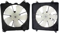 Front Radiator & A/C Condenser Cooling Fan Assembly Plastic Direct Replacement Compatible with 2008-2012 Honda Accord HO3113123 HO3115142 38616R40A01-PFM 38615R40A01 38