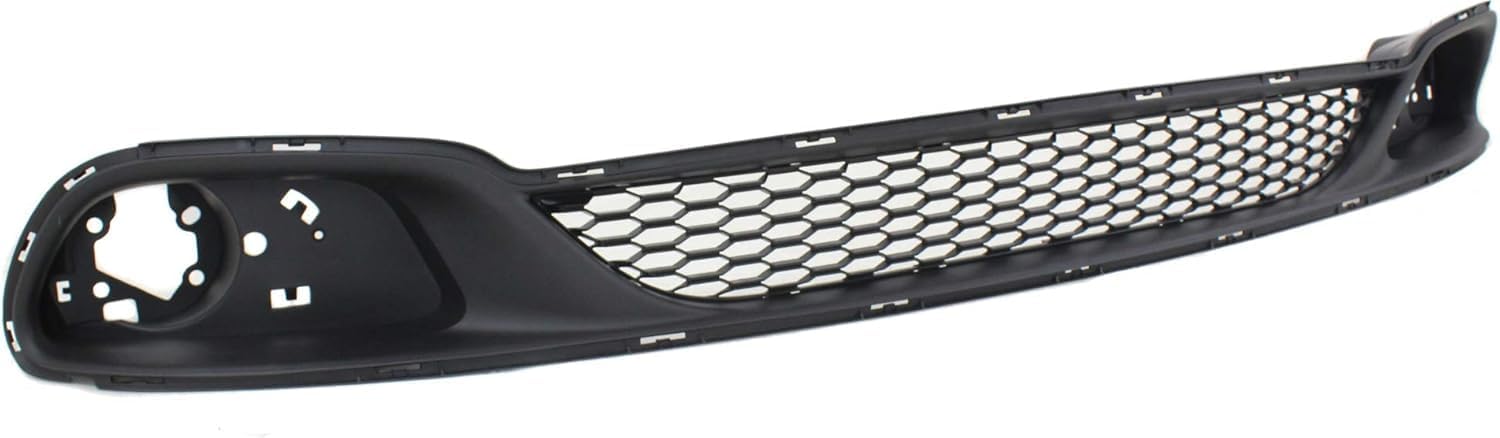 Front Lower Bumper Grille Textured Gray Direct Replacement Compatible With 2011-2020 Dodge Grand Caravan CH1036115 68100690AA