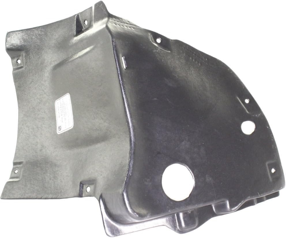 Front Lower Section Fender Liner Right Passenger Side Direct Replacement Compatible With 2006-2009 Mercedes Benz CLK-Class MB1249140 2098841422