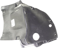 Front Lower Section Fender Liner Right Passenger Side Direct Replacement Compatible With 2006-2009 Mercedes Benz CLK-Class MB1249140 2098841422