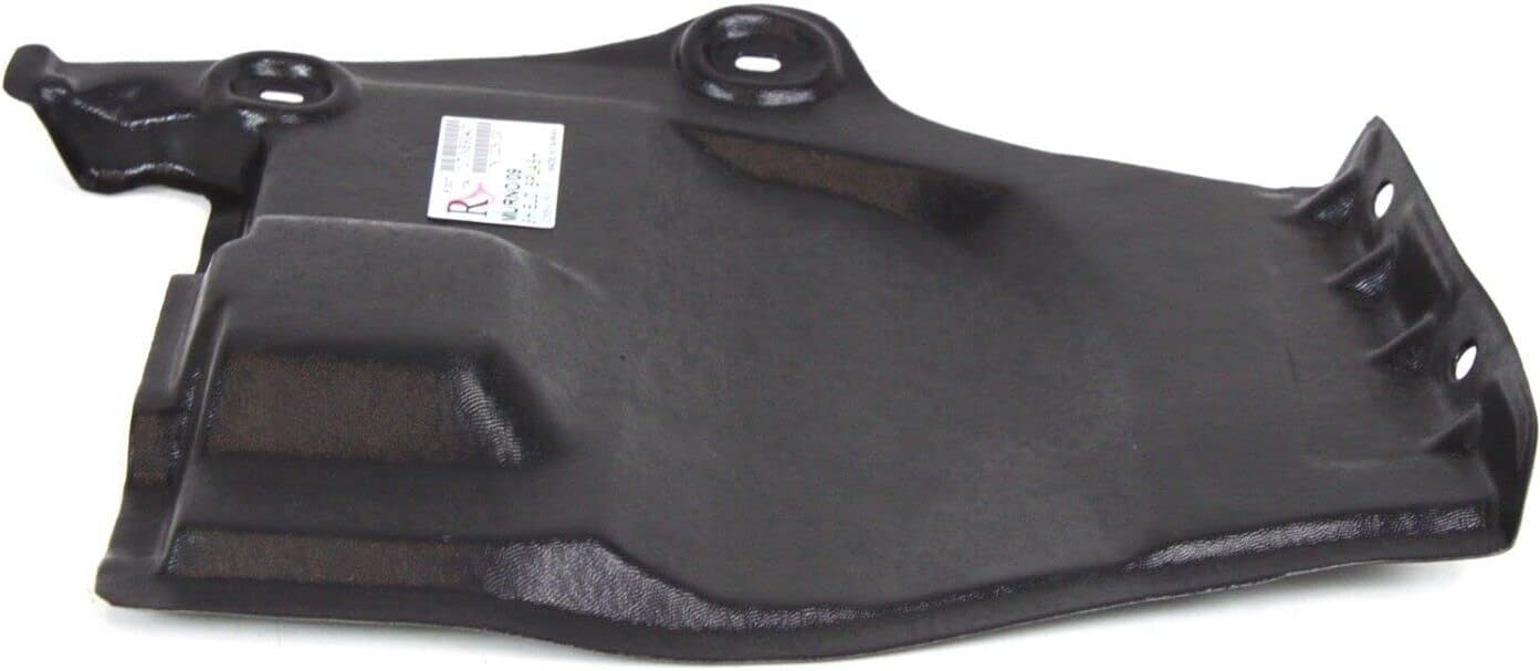 Front Engine Splash Shield Under Cover Right Passenger Side Direct Replacement Compatible with 2009-2014 Nissan Murano / 2011-2017 Quest NI1228129 648381AA0A
