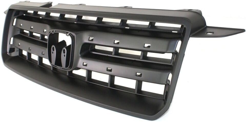 Front Grille Painted Dark Gray Shell And Insert Direct Replacement Compatible With 2006-2008 Honda Pilot HO1200182 75101S9VA02ZL
