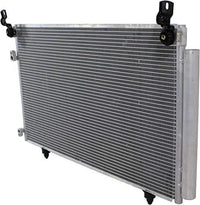Front A/C Condenser Aluminum Core Direct Replacement Compatible With 2001-2007 Toyota Highlander TO3030116 8846048020
