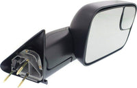 Front Towing Mirror Manual Adjust & Folding Non-Heated Textured Right Passenger Side Direct Replacement Compatible With 1994-2001 Dodge Ram 1500/1994-2002 2500 3500 CH1320332