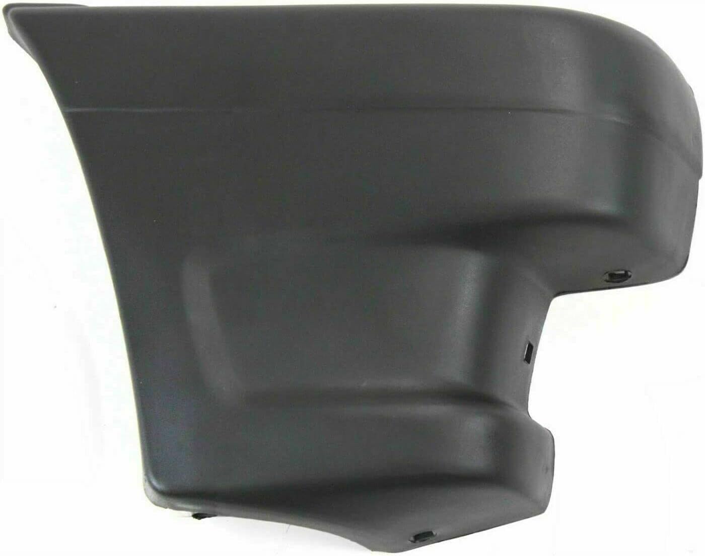 Front Bumper End Cap Plastic Primed Right & Left Side without Molding Holes Direct Replacement Compatible With Mazda B2000 1986-1987 / Mazda B2200 B2600 1987-1989 MA1005112 MA1004104