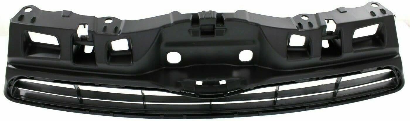 Front Bumper Cover Primed Plastic + Upper & Lower Grille + Headlight + Signal Lamp + Fog Light + Trim Left & Right Side Direct Replacement Compatible With 2012-2014 Toyota Prius C