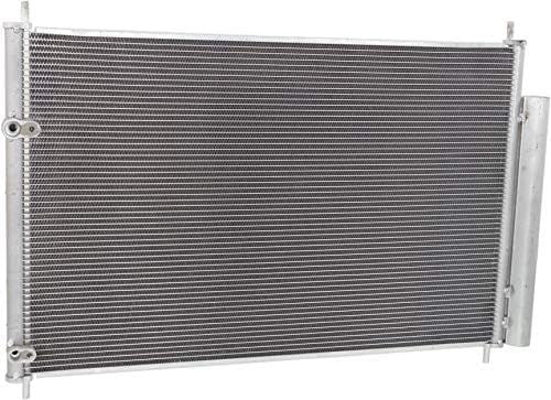 Front AC Condenser Aluminum Core Direct Replacement Compatible With 2009-2010 Pontiac Vibe / 2009-2019 Toyota Corolla / 2008-2016 Scion SC3030105 8845012280 8845012340