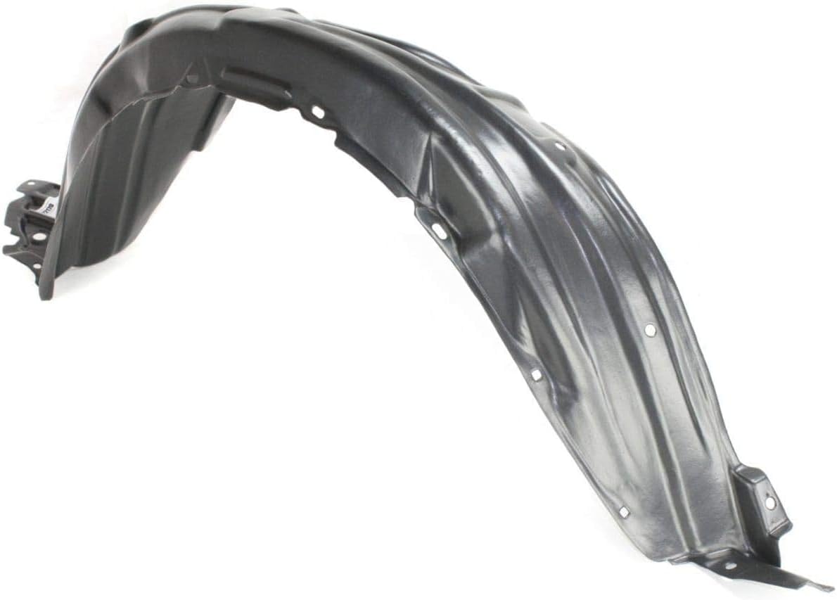 Front Fender Liner Vacuum Form Left Driver Side Direct Replacement Compatible With 2007-2012 Toyota Yaris TO1250120 5387652180