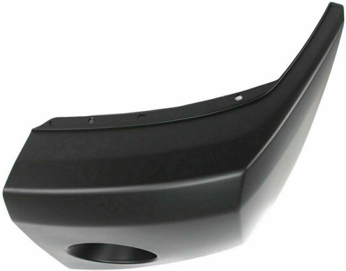 Front Bumper End Caps + Extension Filler Primed Left Driver & Right Passenger Side Direct Replacement Compatible With 2004-2007 Nissan Titan/Armada NI1089106 NI1088106 NI1005147