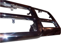 Front Grille Surround Frame Chrome Plastic Direct Replacement Compatible With 1991-1993 Dodge Full Size Pickup CH1200137 83506568AB