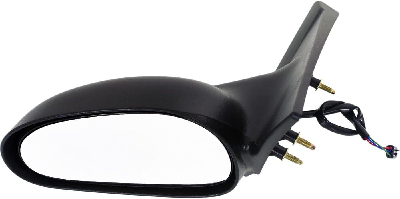 Front Power Mirror Non Folding Textured Left Driver Side Direct Replacement Compatible With 1999-2004 Ford Mustang FO1320171 XR3Z17682BA