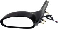 Front Power Mirror Non Folding Textured Left Driver Side Direct Replacement Compatible With 1999-2004 Ford Mustang FO1320171 XR3Z17682BA