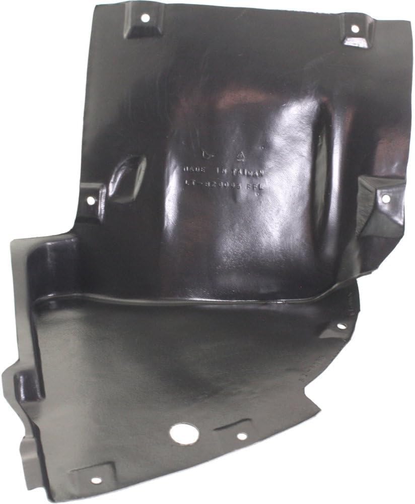 Front Lower Section Fender Liner Left Driver Side Direct Replacement Compatible With 2003-2005 Mercedes Benz CLK-Series MB1248139 2098840322