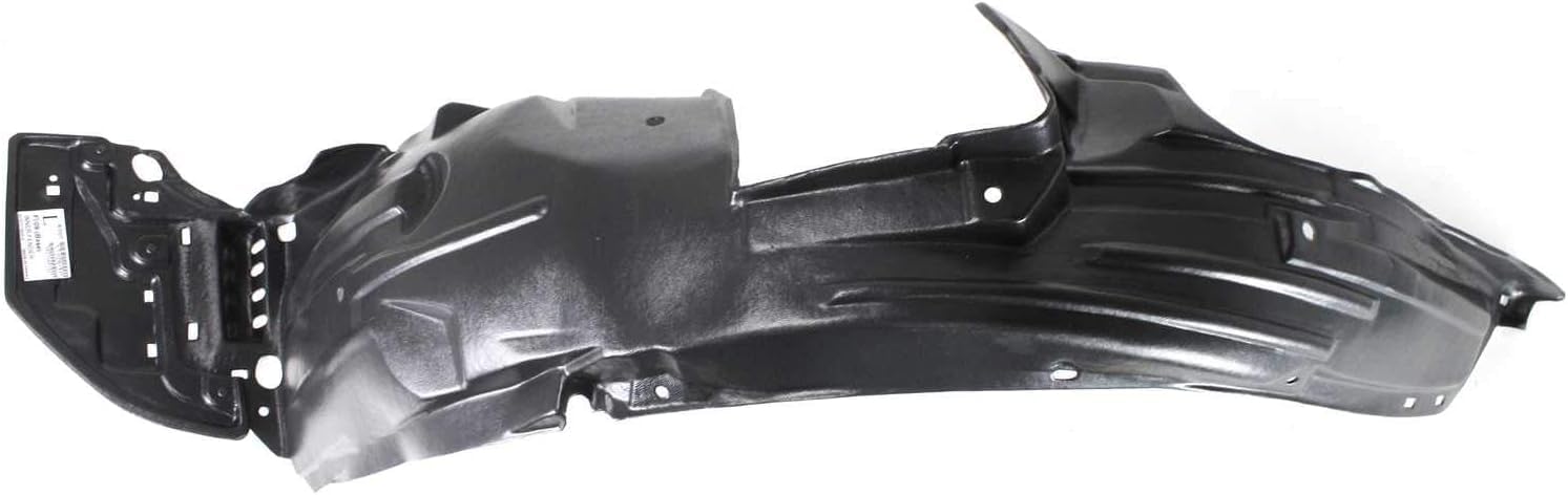 Front Fender Liner Left Driver Side Direct Replacement Compatible With 2009-2014 Honda Fit HO1248132 74150TK6A52