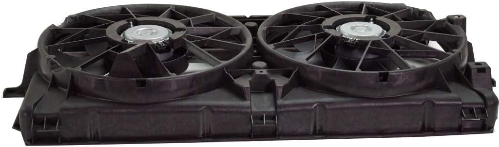 Front Dual Fan Shroud Assembly Direct Replacement Compatible with 1998-2002 Chevrolet Camaro / 1997-2004 Corvette GM3115141 22104439 12365307 22098787