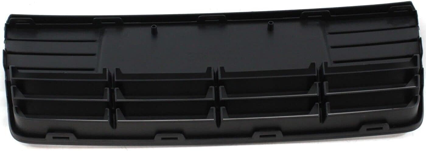 Front Bumper Center Grille Textured Black Plastic Direct Replacement Compatible With 2012-2014 Ford Focus FO1036137 CP9Z17K945B