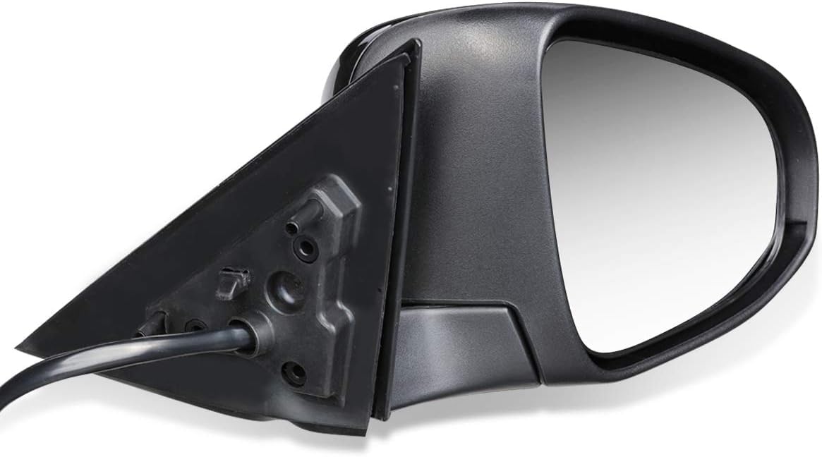 Front Power Mirror Manual Folding Heated Primed Right Passenger Side Direct Replacement Compatible With 2012-2014 Toyota Camry TO1321276 8790806410-PFM 8790806411