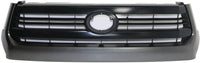 Front Grille Painted Black Shell And Insert Plastic Direct Replacement Compatible With Toyota Tundra 2014-2017 TO1200372 531000C290