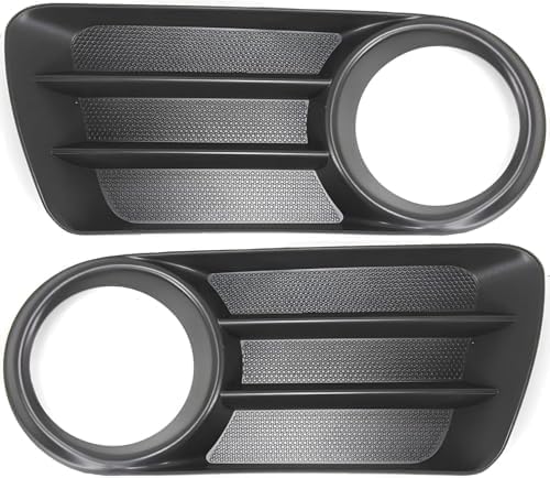 Set of 2 Front Fog Light Molding With Holes Left Driver & Right Passenger Side Direct Replacement Compatible With 2002-2005 Ford Explorer FO1036106 FO1036105 1L2Z17K946BAA