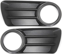 Set of 2 Front Fog Light Molding With Holes Left Driver & Right Passenger Side Direct Replacement Compatible With 2002-2005 Ford Explorer FO1036106 FO1036105 1L2Z17K946BAA