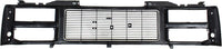 Front Grille Assembly Primed Shell & Insert With Quad Composite Headlights Direct Replacement Compatible With 1988-1993 GMC / 1992-1993 Yukon C/K Series GM1200391 88960432