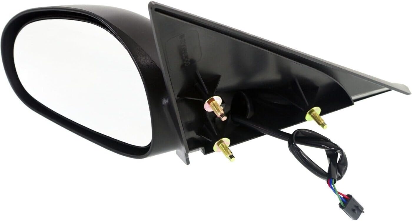 Front Power Mirror Non Folding Textured Left Driver Side Direct Replacement Compatible With 1999-2004 Ford Mustang FO1320171 XR3Z17682BA