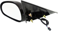 Front Power Mirror Non Folding Textured Left Driver Side Direct Replacement Compatible With 1999-2004 Ford Mustang FO1320171 XR3Z17682BA