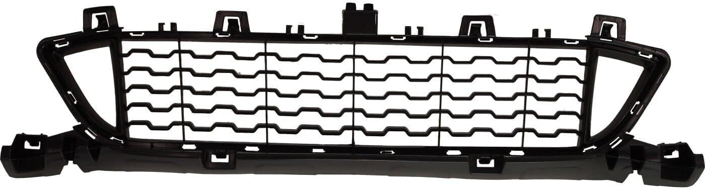 Front Bumper Center Grille Primed Plastic Direct Replacement Compatible With 2017-2019 BMW X1 BM1036167 51118059888