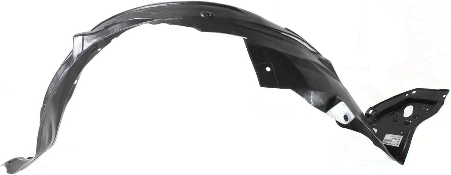 Front Fender Liner Left Driver Side Direct Replacement Compatible With 2009-2014 Acura TSX AC1248124 74150TL2A10
