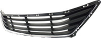 Front Bumper Grille Textured With Chrome Insert Direct Replacement Compatible With 2014-2016 Hyundai Elantra HY1036120 865603X700
