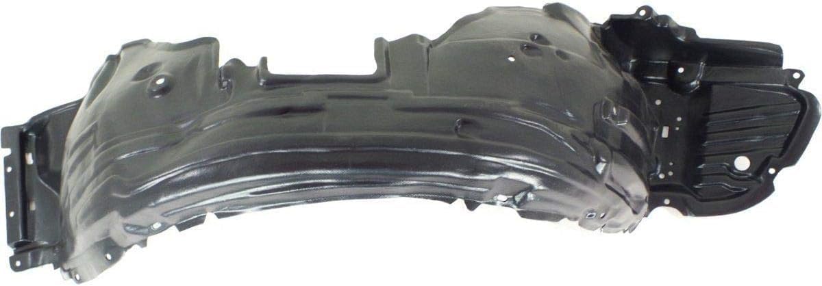 Front Fender Liner Right Passenger Side Direct Replacement Compatible With 2004-2006 Lexus LS430 LX1251114 5380550030