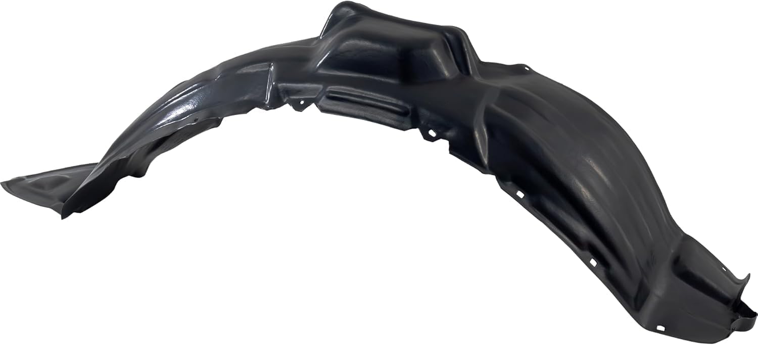 Front Fender Liner Right Passenger Side Direct Replacement Compatible With 2006-2010 Toyota Sienna TO1249152 53875AE020