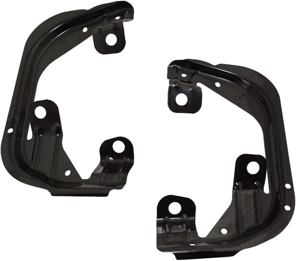 Set Of 2 Front Fog Light Bracket Left Driver & Right passenger Side Direct Replacement Compatible With 2009-2012 Dodge Ram 1500/2010-2018 2500 3500 CH1061100 68054374AC