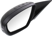 Front Power Mirror Manual Folding Heated Primed Left Driver Side Direct Replacement Compatible With 2014-2015 Kia Optima KI1320175 876104C501