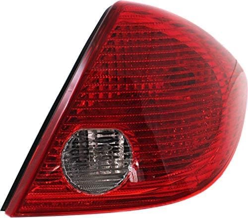 Set Of 2 Tail Light Assembly Plastic Left Driver & Right Passenger Side Direct Replacement Compatible With 2005-2010 Pontiac G6 GM2801201 GM2800201 15242808 15242809