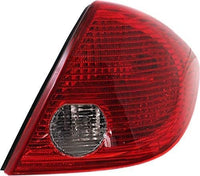 Set Of 2 Tail Light Assembly Plastic Left Driver & Right Passenger Side Direct Replacement Compatible With 2005-2010 Pontiac G6 GM2801201 GM2800201 15242808 15242809