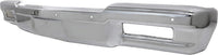 Front Bumper Face Bar Chrome Without Molding Holes Direct Replacement Compatible With 1983-1986 Pontiac Parisienne / 1980-1985 Chevrolet Impala / 1980-1990 Caprice GM1002156 14083891