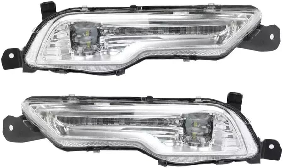 Front Bumper Cover Primed + Upper Lower Center Grilles + Headlights + Fog Lights & Covers With Chrome Trim Left And Right Side Direct Replacement Compatible With 2017-2018 Ford Fusion