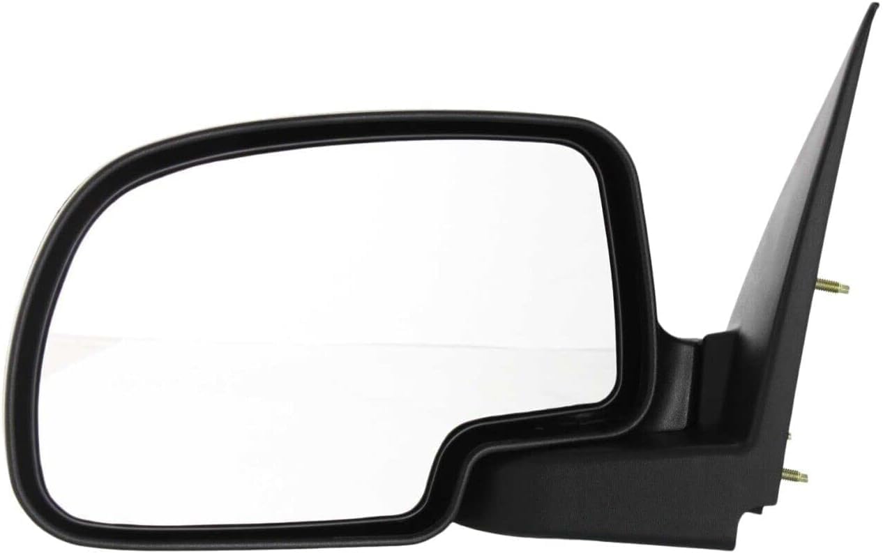 AUTOS PARTS PLUS Set of 2 Front Mirror Manual Folding Non-Towing Textured Right & Left Side Direct Replacement Compatible With Chevrolet Silverado/GMC Sierra 1500 2500HD 3500 1999-2006 GM1320230