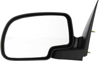 AUTOS PARTS PLUS Set of 2 Front Mirror Manual Folding Non-Towing Textured Right & Left Side Direct Replacement Compatible With Chevrolet Silverado/GMC Sierra 1500 2500HD 3500 1999-2006 GM1320230