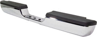 Rear Bumper Chrome With Step Pad Provision Without Mounting Bracket Direct Replacement Compatible With 1994-2001 Dodge Ram 1500/1994-2002 2500 3500 CH1102328 82401316