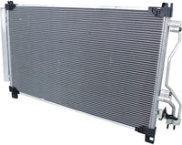 Front AC Condenser Aluminum Core Direct Replacement Compatible With 2015-2017 Hyundai Sonata HY3030158 97606C2000